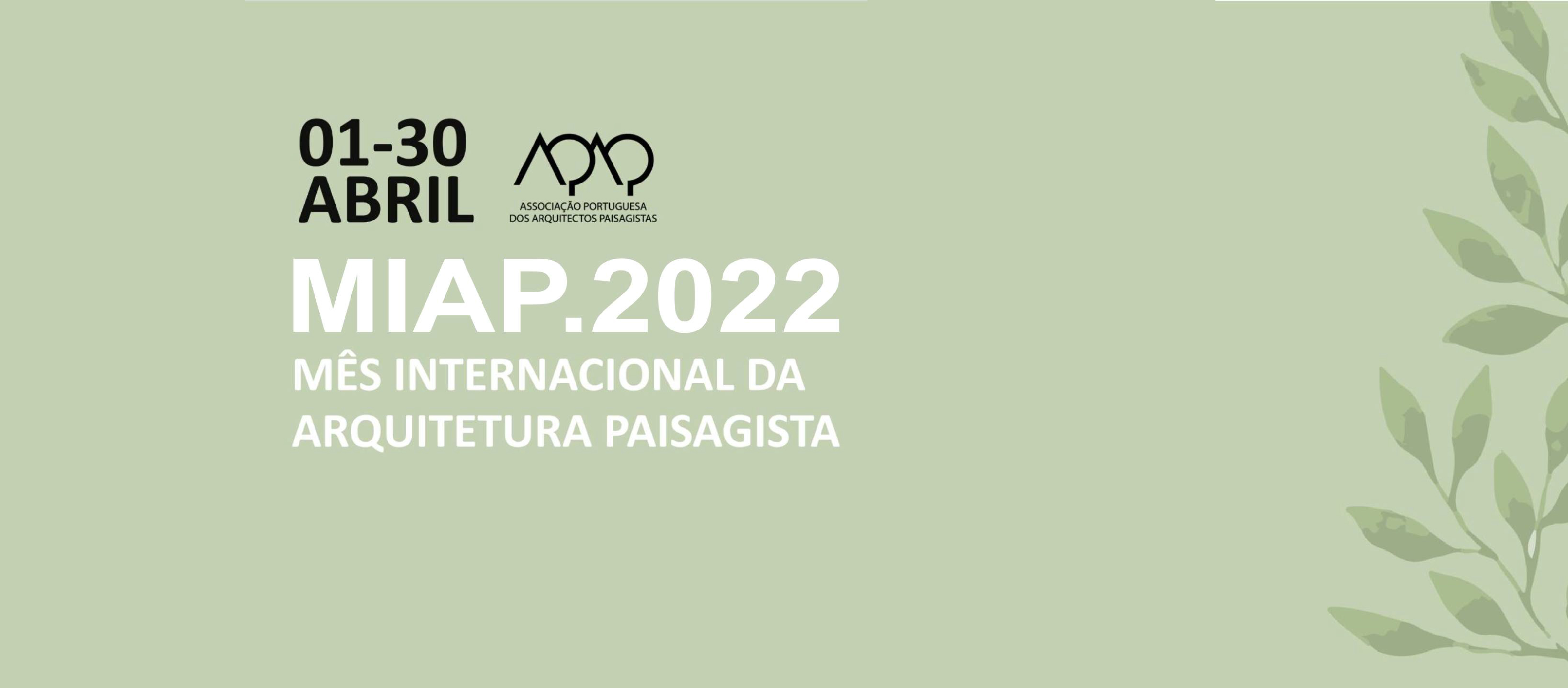 01-30 abril - mês internacional da Arquitetura Paisagista